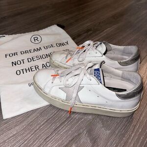 White and Grey Golden Goose low top sneakers women’s